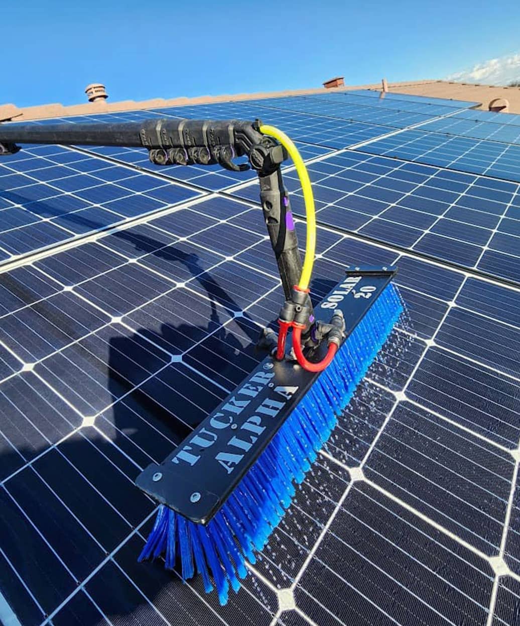 solar panel cleaning